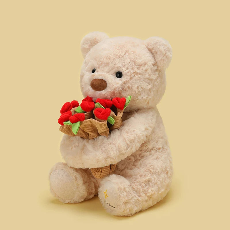 RoseBear™-Convertible Teddy with Flower Bouquet